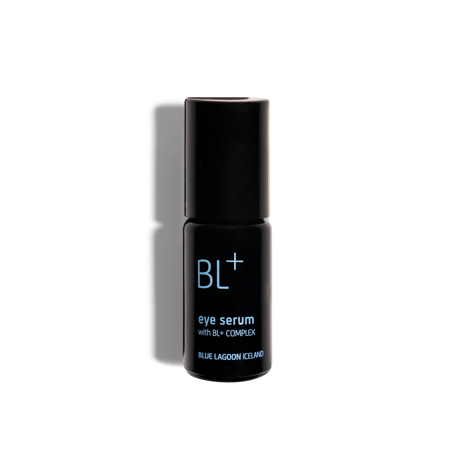 BL+ Eye Serum flaska á hvítum bakgrunni